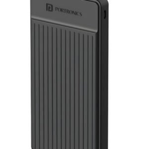 Portronics Luxcell B12 10,000mAh 12W Power Bank With USB-A Output Port & Dual Input Ports