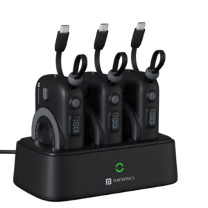 Portronics Power Shutter Home 3 x 10000mAh Fast Charging Wireless Powerbank