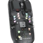 Portronics Toad 5 Transparent Bluetooth Mouse With 2.4 GHz & BT 5.3 Dual Wireless