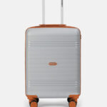 Priority Unisex Textured 360 Degree Rotation Hard Cabin Trolley Bag - 48.38 L