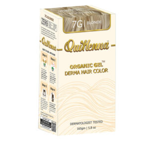 QUIKHENNA Organic Gel Derma Ammonia Free Hair Color 165 g - Blonde 7G