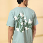Rigo Unisex Typography Printed Drop-Shoulder Sleeves Pure Cotton T-shirt