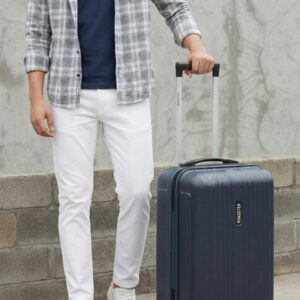 Roadster Textured Hard Cabin Suitcase Trolley Bag- 50L