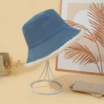 SALTY Women Blue Solid Bucket Hat