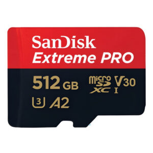 Sandisk Extreme Pro 512GB microSDXC UHS-I V30 200MB/s Read 140MB/s Write Memory Card