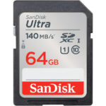 Sandisk Ultra 64GB UHS I SD Card For DSLR & Mirrorless Cameras