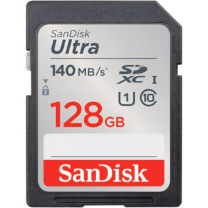 Sandisk Ultra SDHC UHS-I Card & SDXC UHS-I Card - 128GB