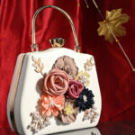Sangria Embellished Box Clutch