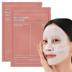 SANSU HEALTH CARE Set Of 2 Overnight Bio Collagen Face Sheet Masks