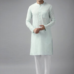 See Designs Men White Regular Pure Cotton Kurta with Pyjamas