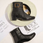 Shoetopia Women Black Solid Casual Block-Heeled Boots