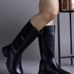 Shoetopia Women Casual Block-Heeled Chelsea Boots