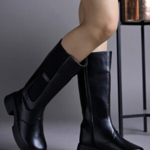 Shoetopia Women Casual Block-Heeled Chelsea Boots
