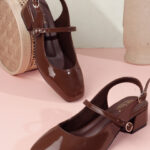 Sole Saga Block Pumps with Buckles