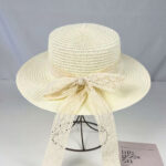 Stoln Women Off White Solid Sun Hat