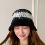 StyleCast x Revolte Women Black Striped Bucket Hat