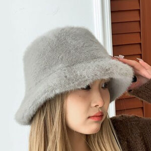 StyleCast x Revolte Women Grey Solid Bucket Hat