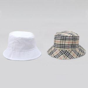 TIPY TIPY TAP Kids Checked Cotton Reversible Bucket Hat