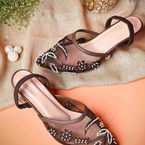 Try Me Embellished Stiletto Mules