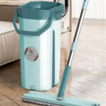 UPC White Mop With Bucket Floor Cleaner Mop