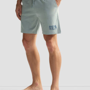 U.S. Polo Assn. Men Brand Logo Mid-Rise IYBF Knit Lounge Shorts