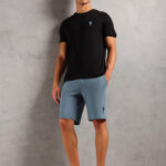 U.S. Polo Assn. Men Solid Mid-Rise Pure Cotton T-Shirt & Shorts
