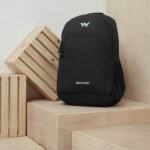 Wildcraft Unisex Black Solid Air 2 Coated Backpack