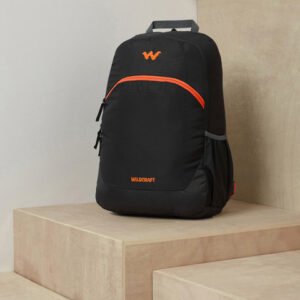 Wildcraft Unisex Black Solid Backpack