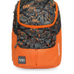Wildcraft Unisex Orange & Black Trix18 Graphic Backpack
