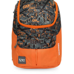 Wildcraft Unisex Orange & Black Trix18 Graphic Backpack