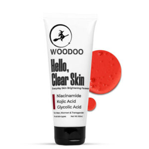 Woodoo Hello Clear Skin Everyday Skin Brightening Face Wash With Niacinamide 100ml