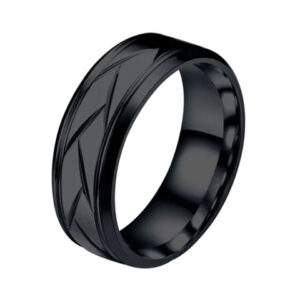 WROGN Men Zash Carved Band Finger Ring