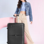 WROGN Textured 360 Degree Rotation Hard-Sided Large-Sized Trolley Bag 118L