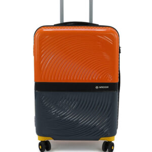 WROGN Textured Colorblocked Hard-Sided Large Trolley Bag