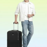 WROGN Textured Hard Large Suitcase Trolley Bag- 101-150L
