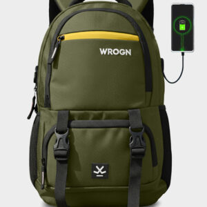 WROGN Unisex Backpack with USB Charging Port 30L 40 L