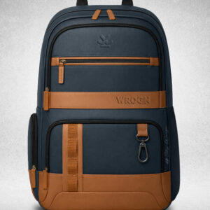 WROGN Unisex Brand Logo Backpack with Anti-Theft