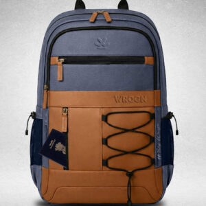 WROGN Unisex Brand Logo Backpack with Anti-Theft