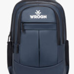 WROGN Unisex Brand Logo Backpack with Compression Straps