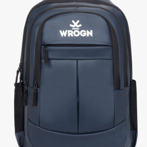 WROGN Unisex Brand Logo Backpack with Compression Straps