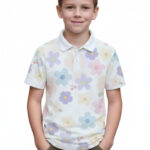 YK Boys All-Over V-Neck T-shirt