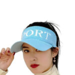 Zonkar Unisex Blue Embroidered Sun Hat